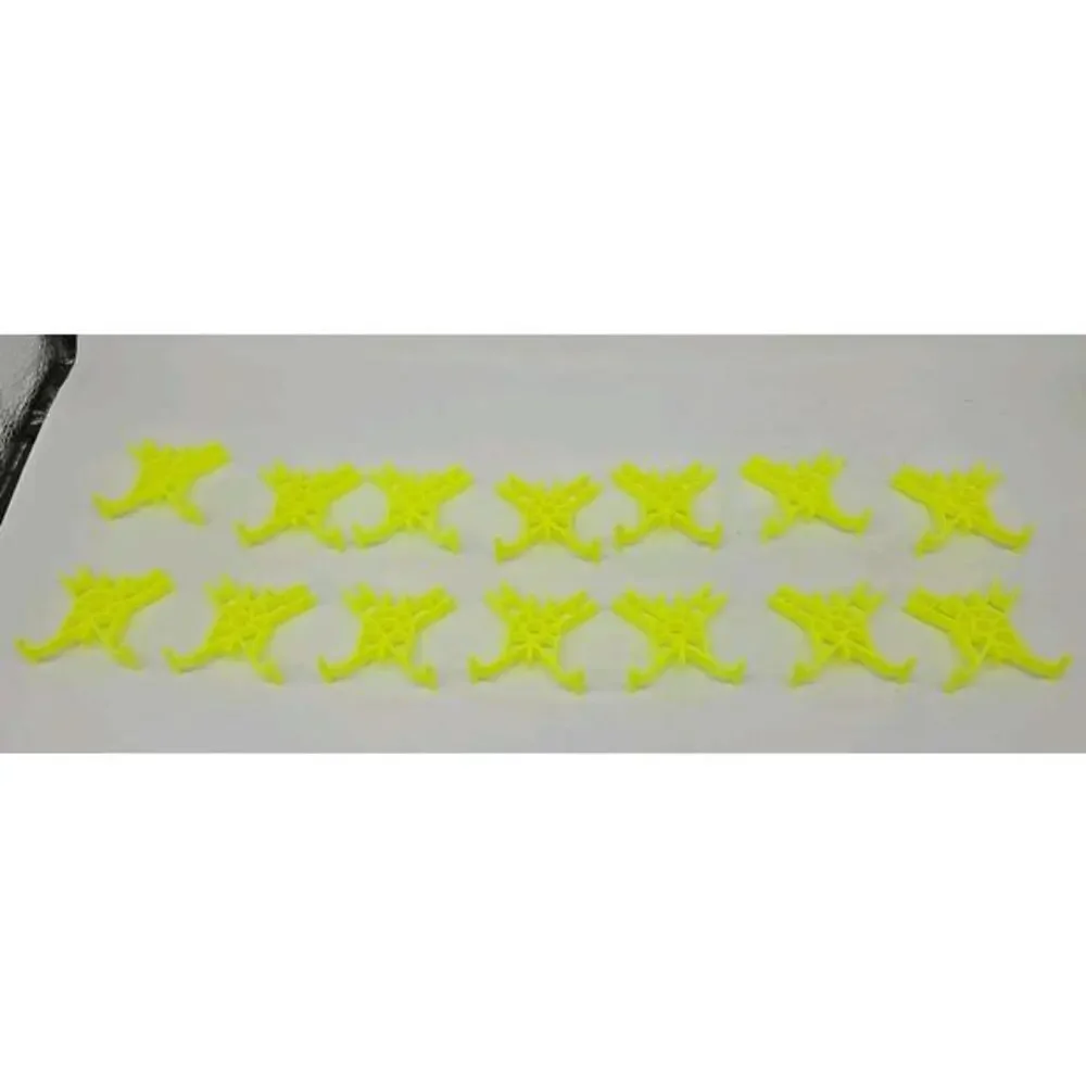 14 Knex Yellow Connectors Cross Tie Roller Coaster Track Part K'nex 91432 Lot